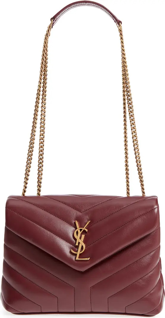 Saint Laurent Small Loulou Chain Leather Shoulder Bag | Nordstrom | Nordstrom