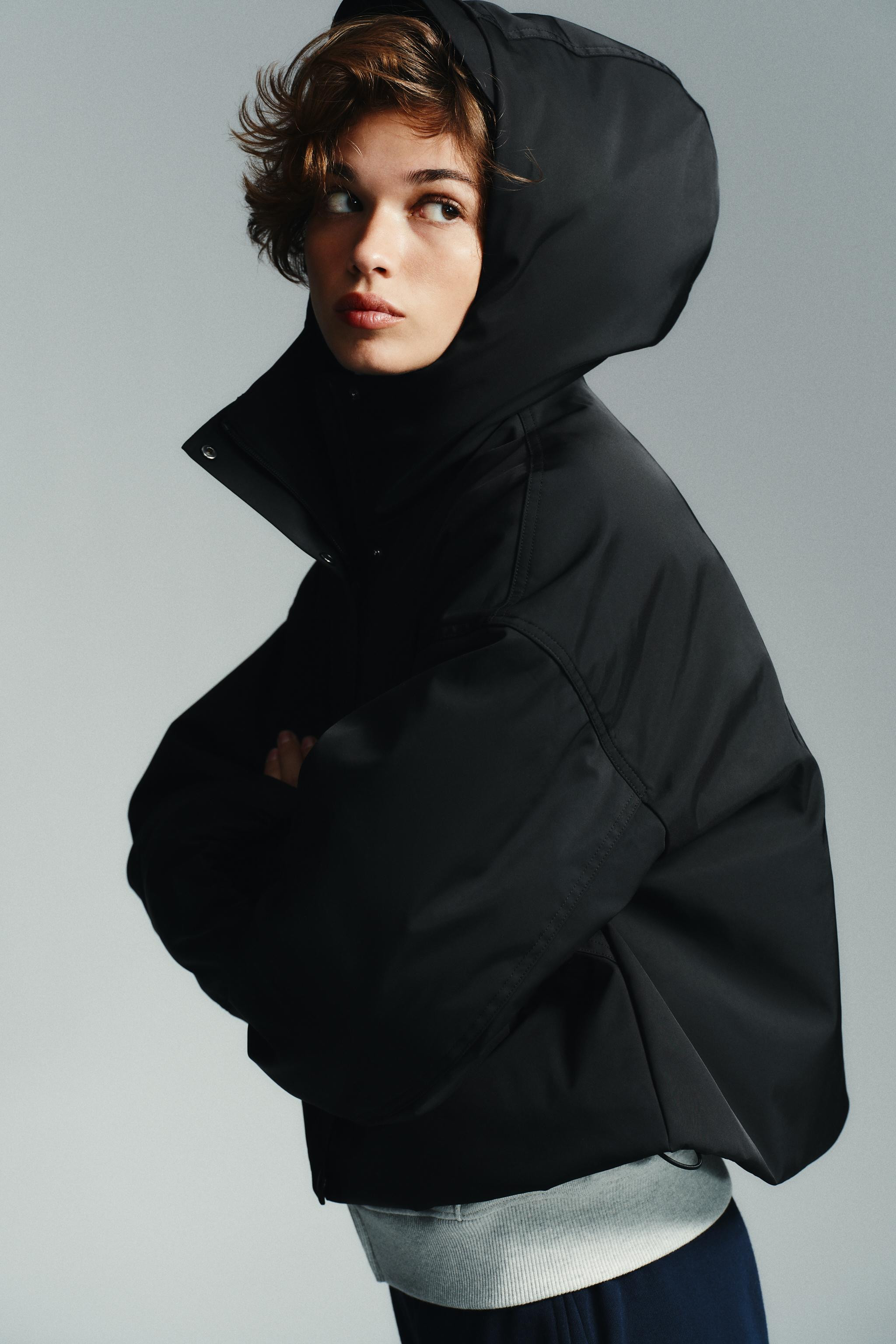 WATER REPELLENT WINDPROOF HOODIE JACKET | Zara US