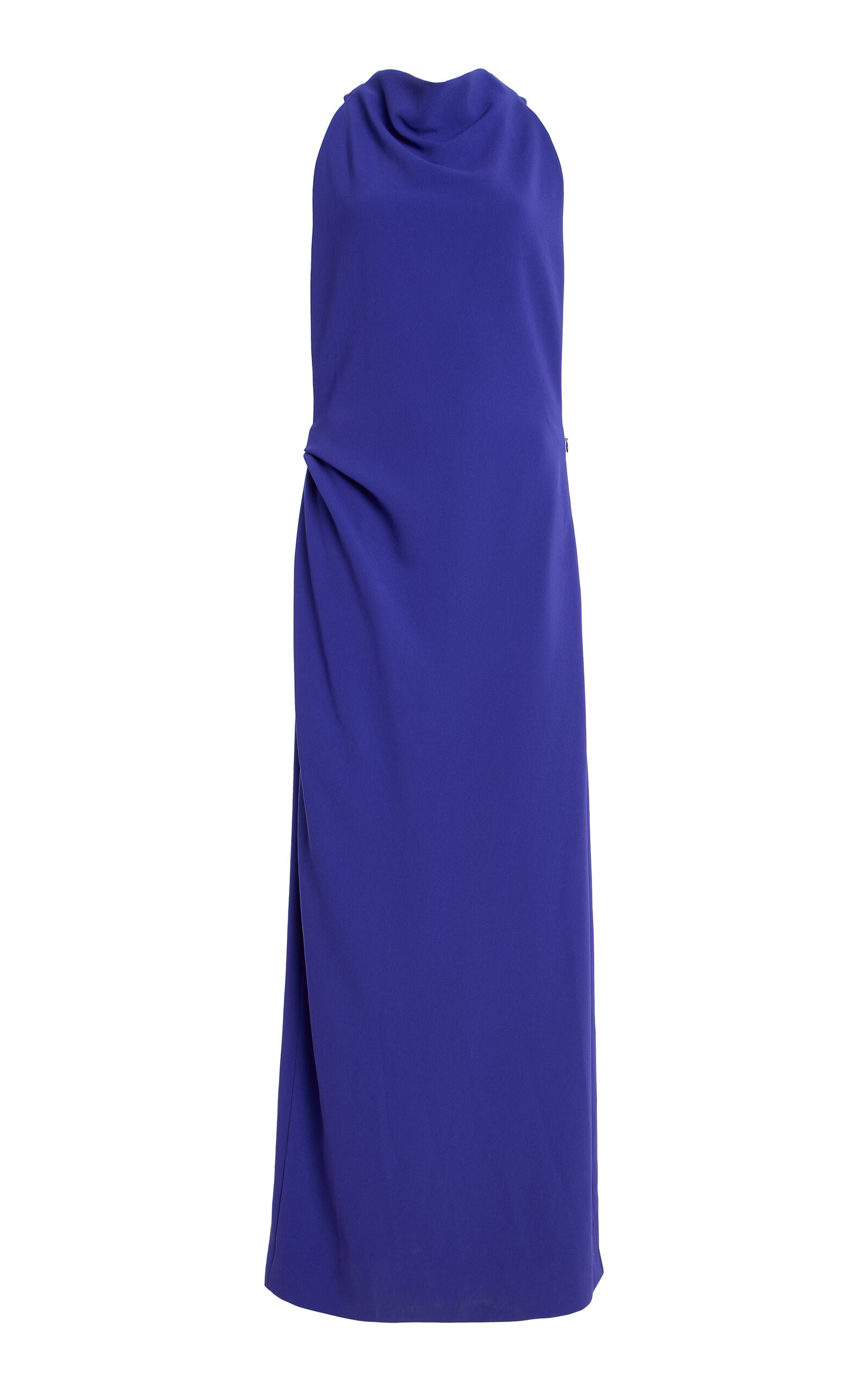 Selena Halter Crepe Maxi Dress | Moda Operandi (Global)