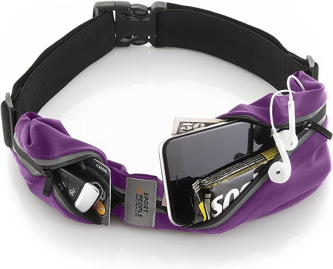 sport2people Running Belt for Men & Women, Phone Holder for Running, Reflective Running Gear, Run... | Amazon (US)