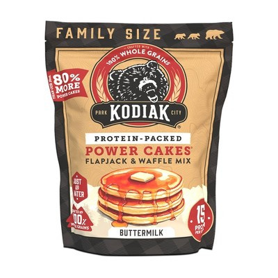 Kodiak Protein-Packed Buttermilk Flapjack & Waffle Mix Grizzly Size - 36oz | Target
