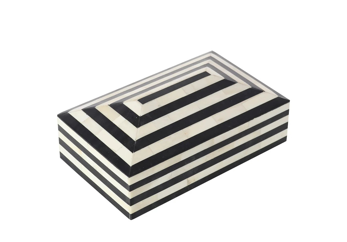 STRAIGHT LINE BONE BOX | Alice Lane Home Collection