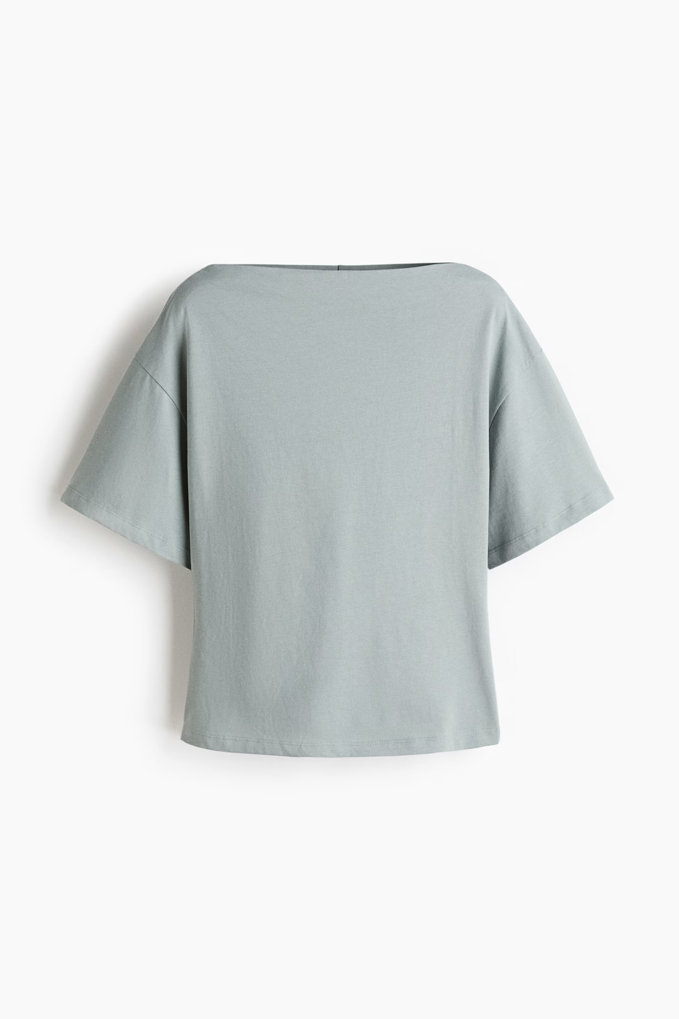 Boat-Neck Cotton Top | H&M (US + CA)