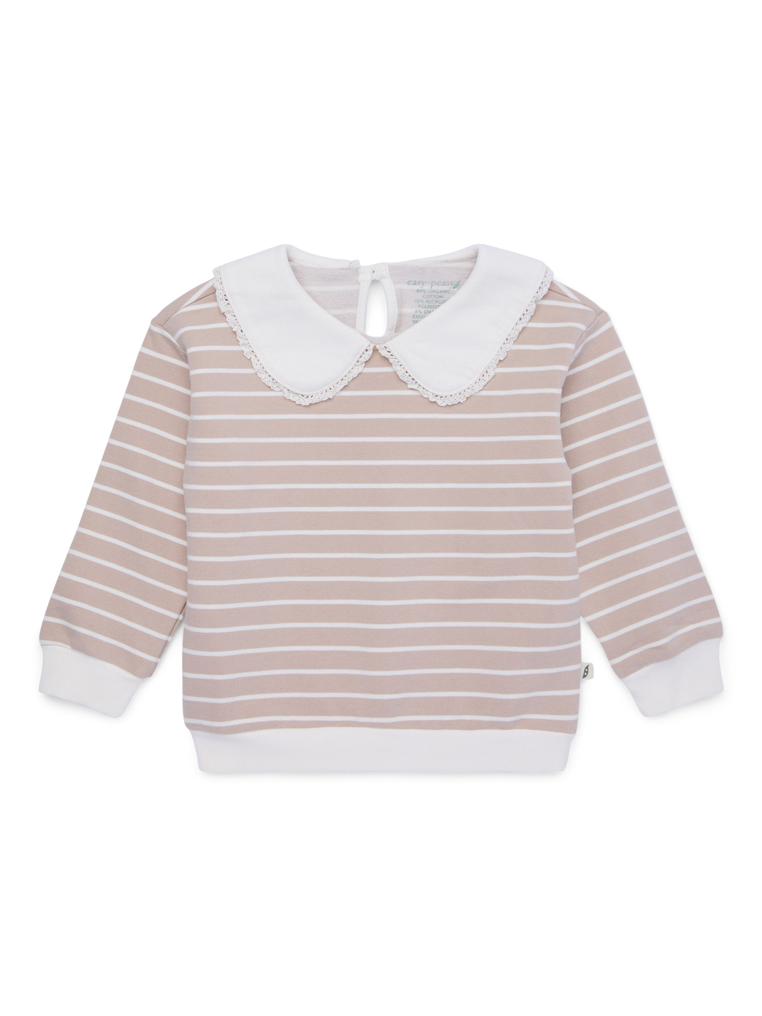 easy-peasy Toddler Girl Peterpan Collar Sweatshirt, Sizes 18M-5T | Walmart (US)