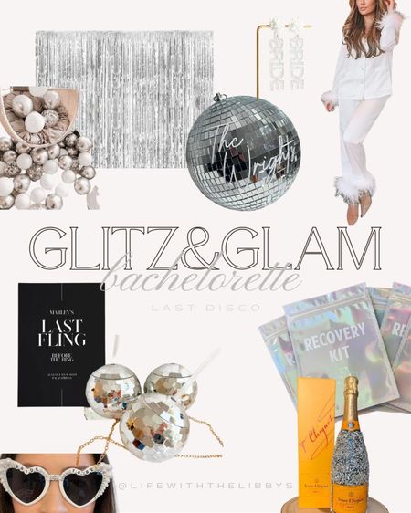 Glitz & Glam Bachelorette Theme - Last Disco.

#LTKGiftGuide #LTKwedding #LTKtravel