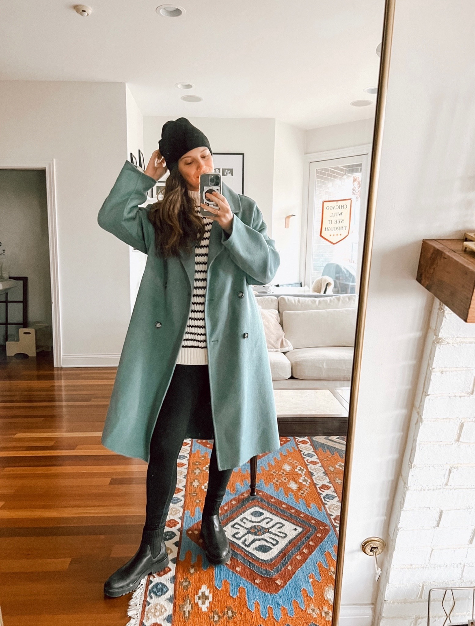 Mango coat on sale! This is last years color. Comes in four beautiful colors! Runs big, I could have sized down to an xs. Unlined, lightweight. 

Blondo Hallie waterproof boots on sale! TTS. 

Winter outfits, winter style, coats, boots

#LTKSeasonal #LTKshoecrush #LTKsalealert