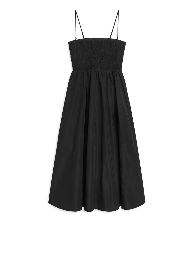 Taffeta Tube Dress - Black - ARKET GB | ARKET (US&UK)