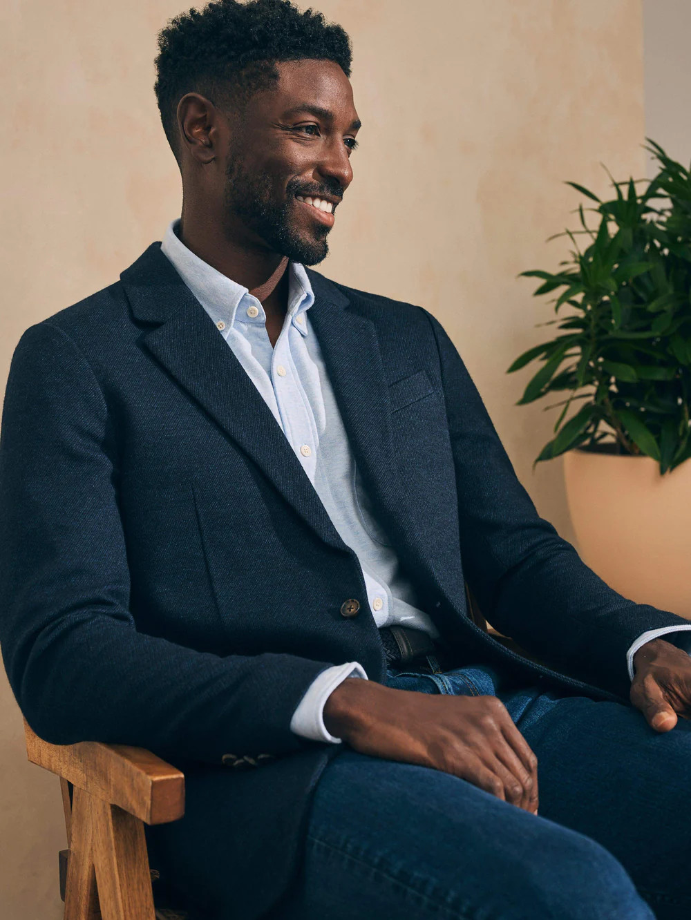 Reserve Twill Knit Blazer | Faherty