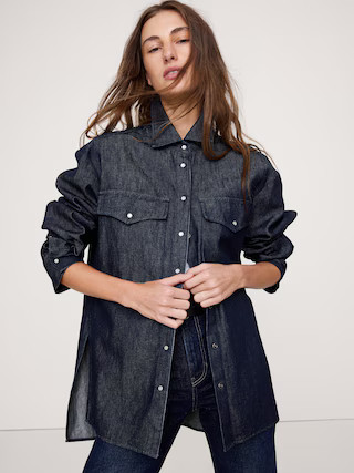 Denim Shirt Jacket | Banana Republic (US)