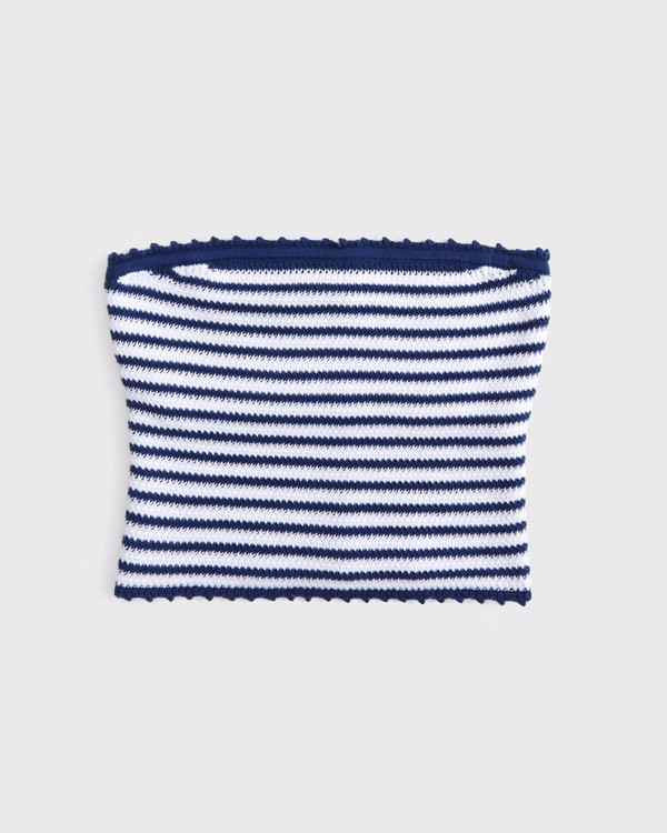 Women's Crochet-Style Tube Top | Women's Tops | Abercrombie.com | Abercrombie & Fitch (US)