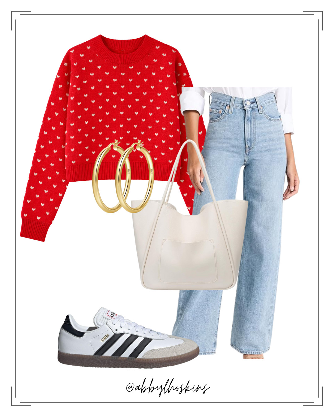 I threw this on for errands and ended up wearing it all day! Cute and comfy!

@amazon #ltkwomen #comfystyle #valentinesweater #redsweater #cute #creamtote #purse 

 #LTKootd #LTKmomlife #LTKOver40