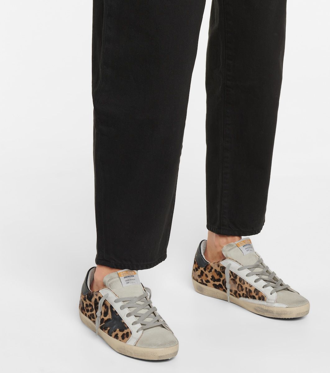 Superstar leopard-print sneakers | Mytheresa (US/CA)