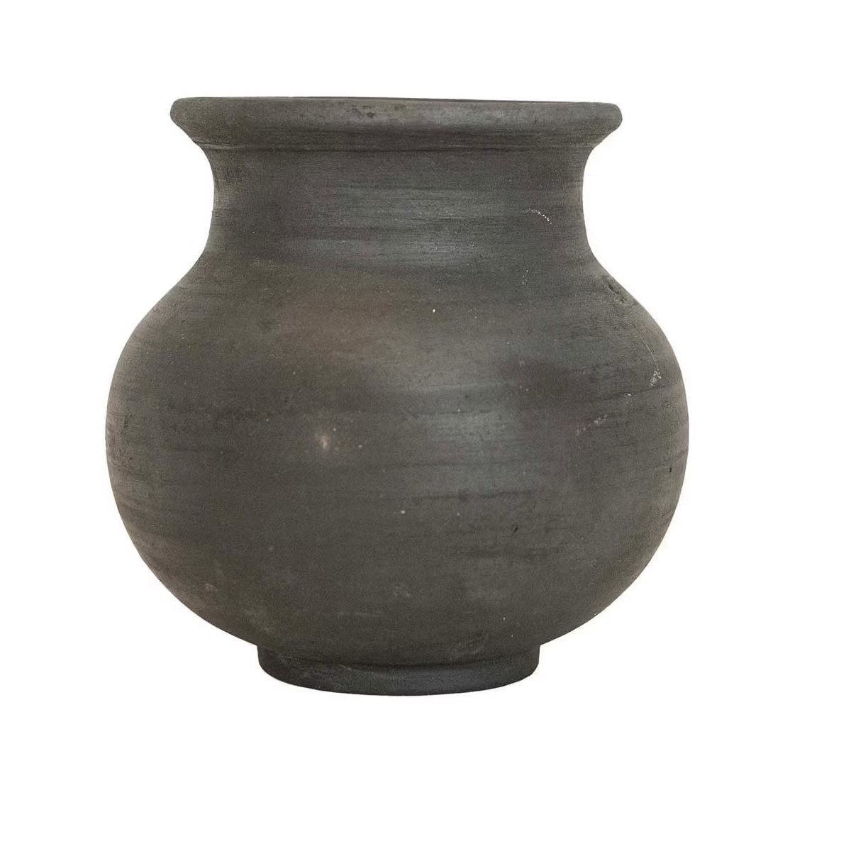 Smoke Colored Decorative Vase Black Terracotta by Foreside Home & Garden | Target