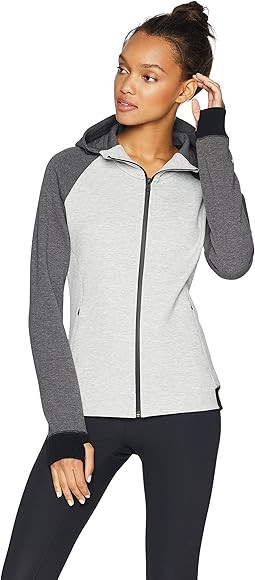 Women's Motion Tech Fleece Fitted Full-Zip Hoodie Jacket (Xs-XL, Plus Size 1x-3x) | Amazon (US)
