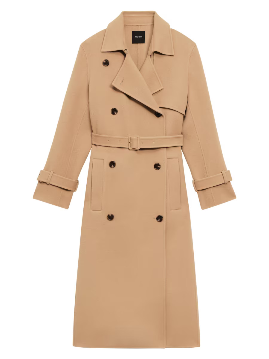 Wool & Cashmere Trench Coat | Saks Fifth Avenue