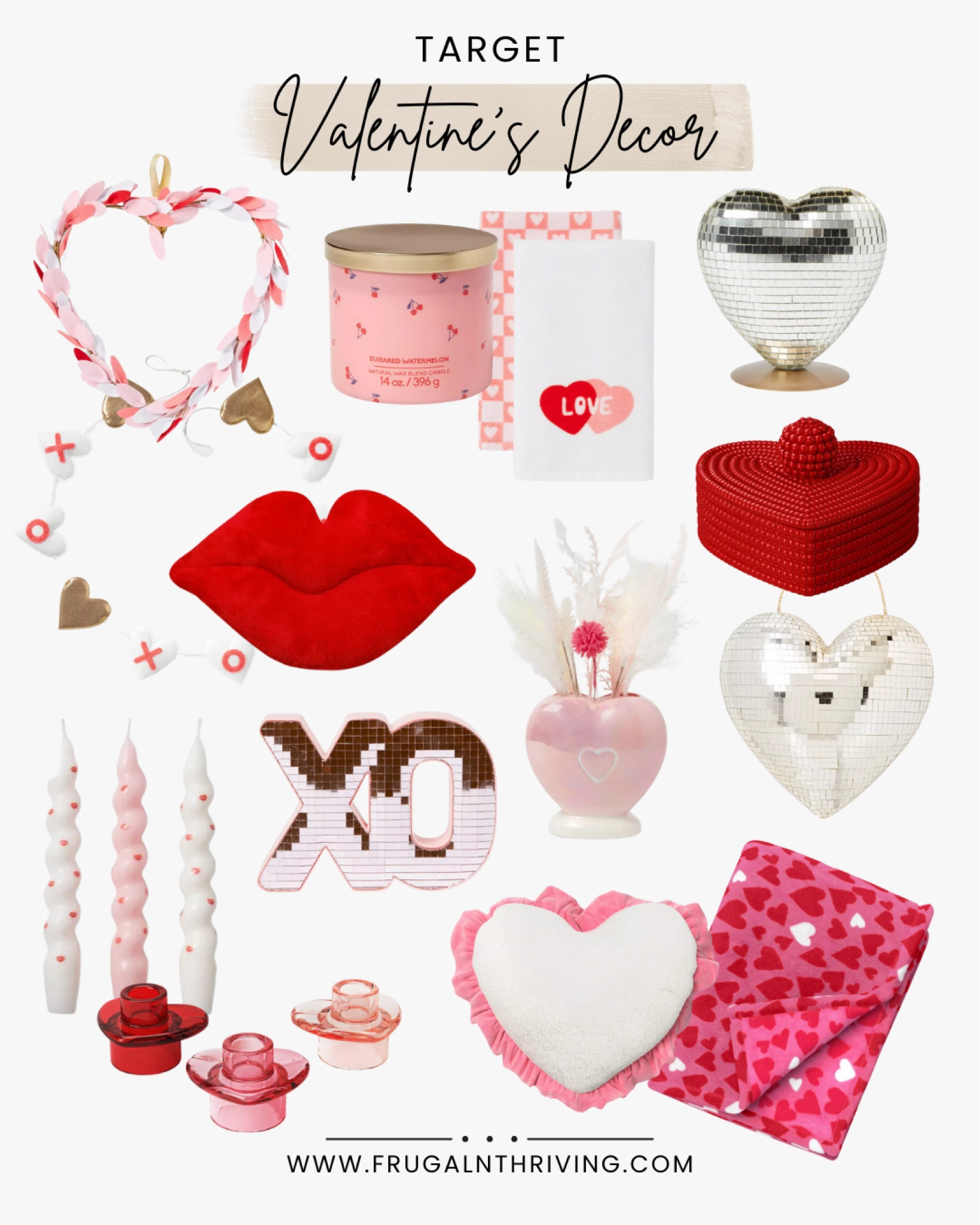 Love is in the air! Valentine’s Day is just about a month away, and if you’re someone who loves all things love, then this is the post for you! Deck the halls with touches of romantic glamour and get ready to celebrate Love Day in ultimate adoration. See Valentine’s Day decor from Target below.

#LTKGiftGuide #LTKSeasonal