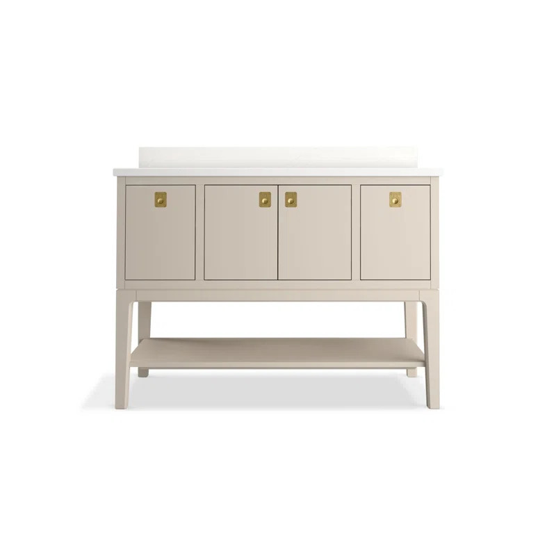Seagrove By Studio McGee 48 in. Bathroom Vanity Cabinet With Sink And Quartz Top | Wayfair North America