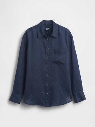 100% Linen Oversized Shirt | Gap (US)