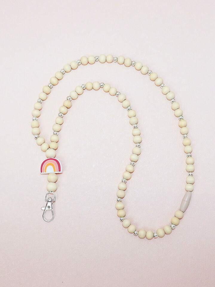 1pc Neck Breakaway Teacher Lanyard For Keys,Keychain And ID Badge Card Holder,With Key Ring ,Cute... | SHEIN