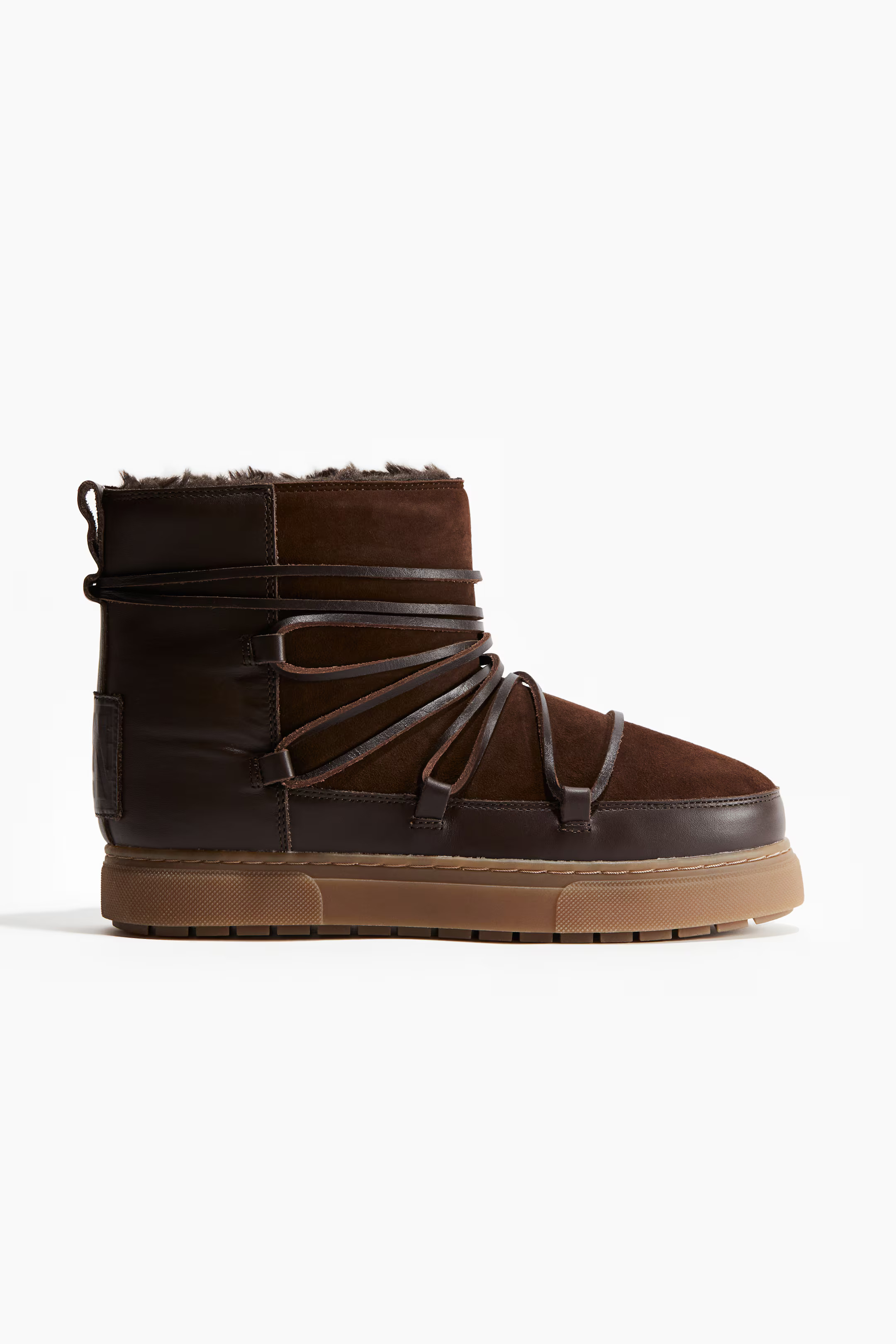 Warm gefütterte Lederboots | H&M (DE, AT, CH, NL, FI)