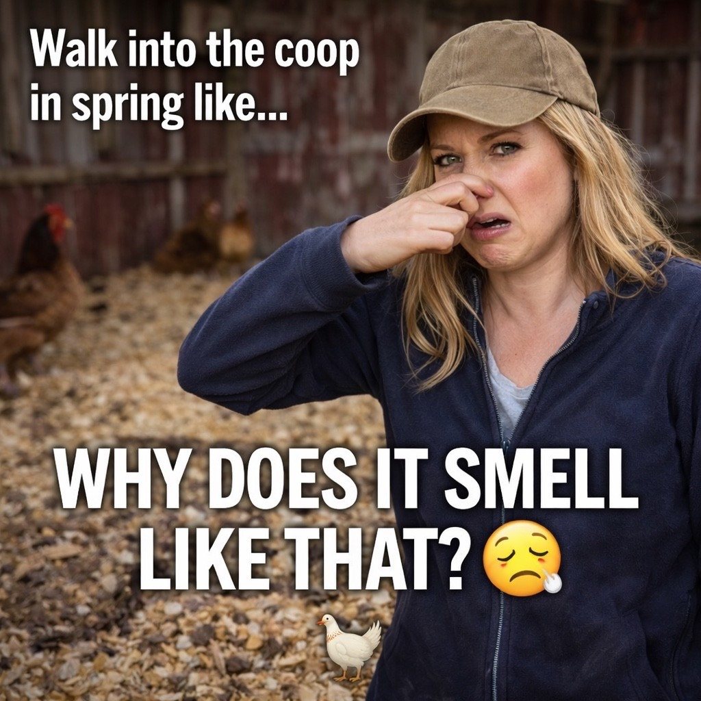 Walk into the coop in spring like…
“What died in here?” 🥴🐔

Simple solution? Upgrade your bedding before the thaw turns it into compost.

Spring moisture + winter buildup = instant ammonia situation.

Here’s what saves our coop every year:

✔️ Fresh pine shavings (dry + absorbent)
✔️ Stall refresher to control ammonia
✔️ Coop rake for full clean-outs
✔️ Extra nesting pads (spring mud = dirty eggs)

If you raise backyard chickens, spring bedding reset is non-negotiable.

Linking my go-to coop bedding essentials.

#LTKdayinmylife