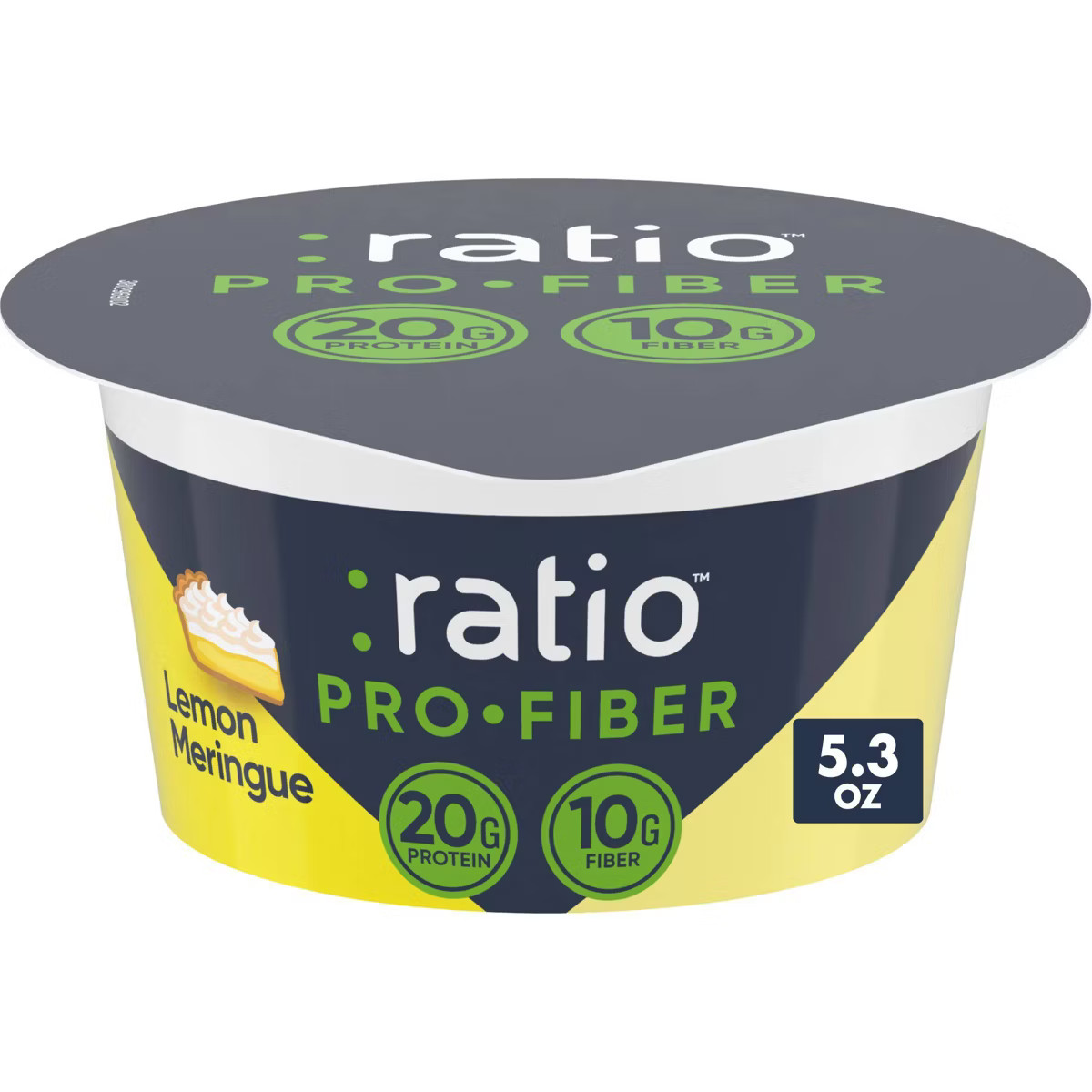 :ratio ProFiber Lemon Meringue Traditional Yogurt - 20g  Protein 5.3oz | Target