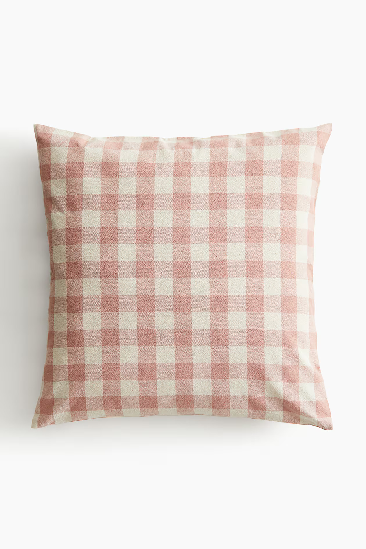 Gingham-Checked Cotton Cushion Cover | H&M (US + CA)