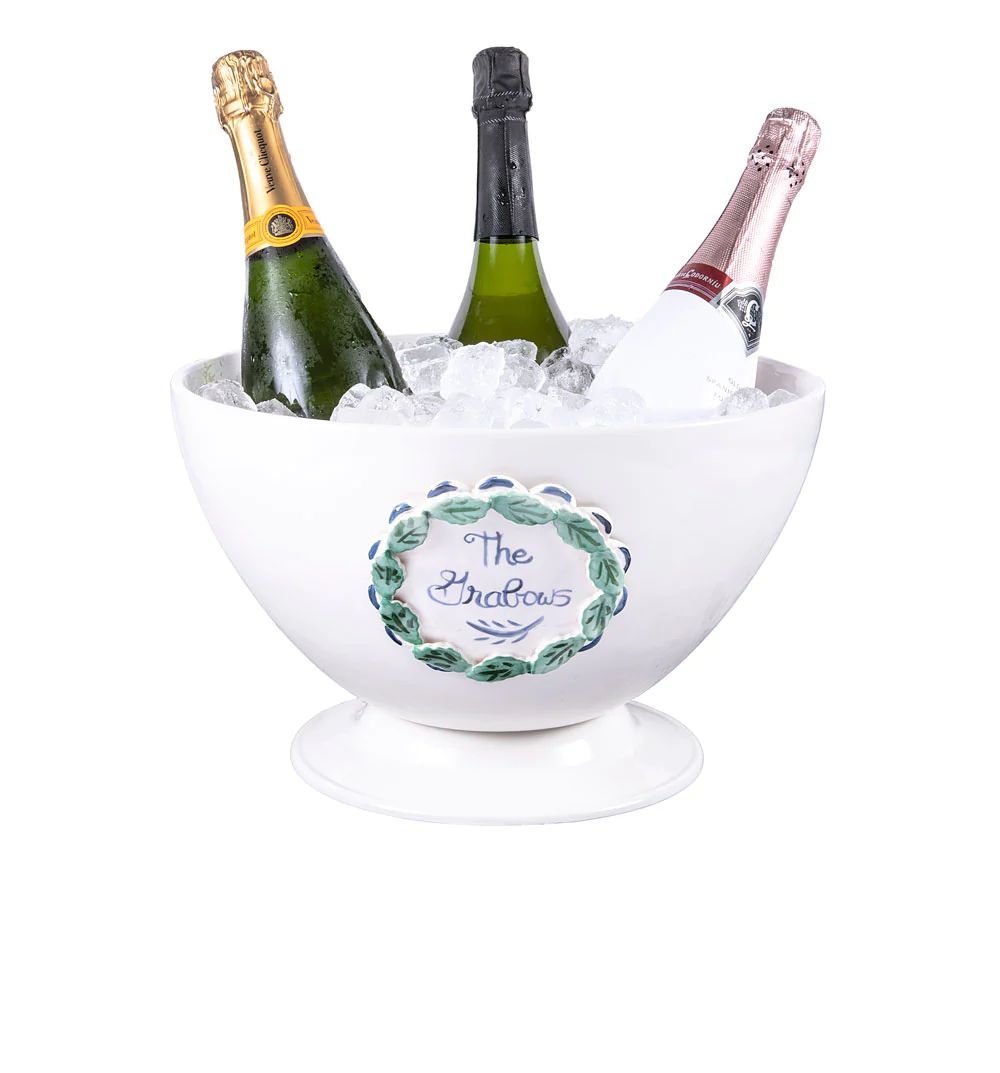 Champagne Bowl with Monogram | Over The Moon