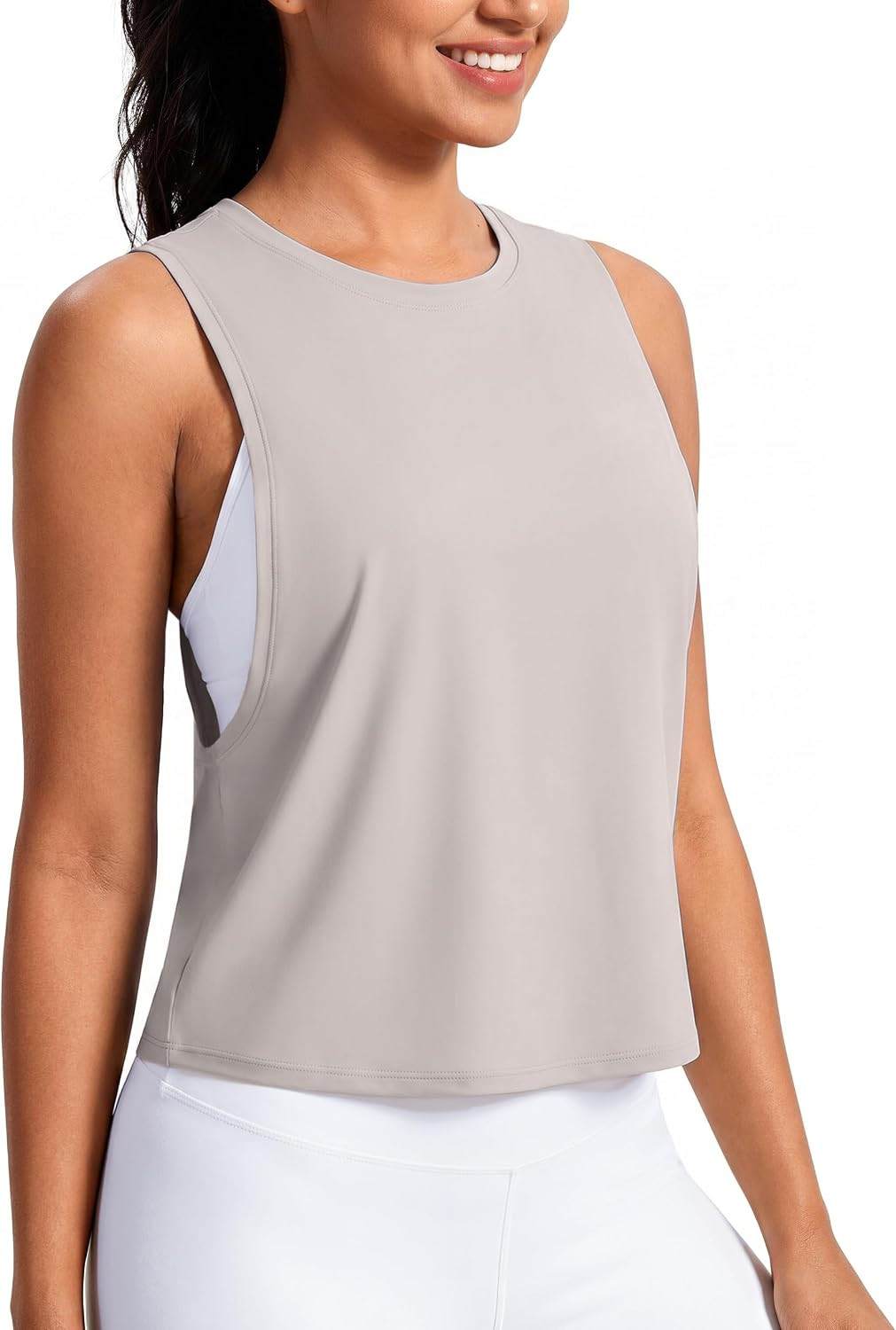 Workout Tank Tops for Women, Athletic Crop Top | Amazon (US)