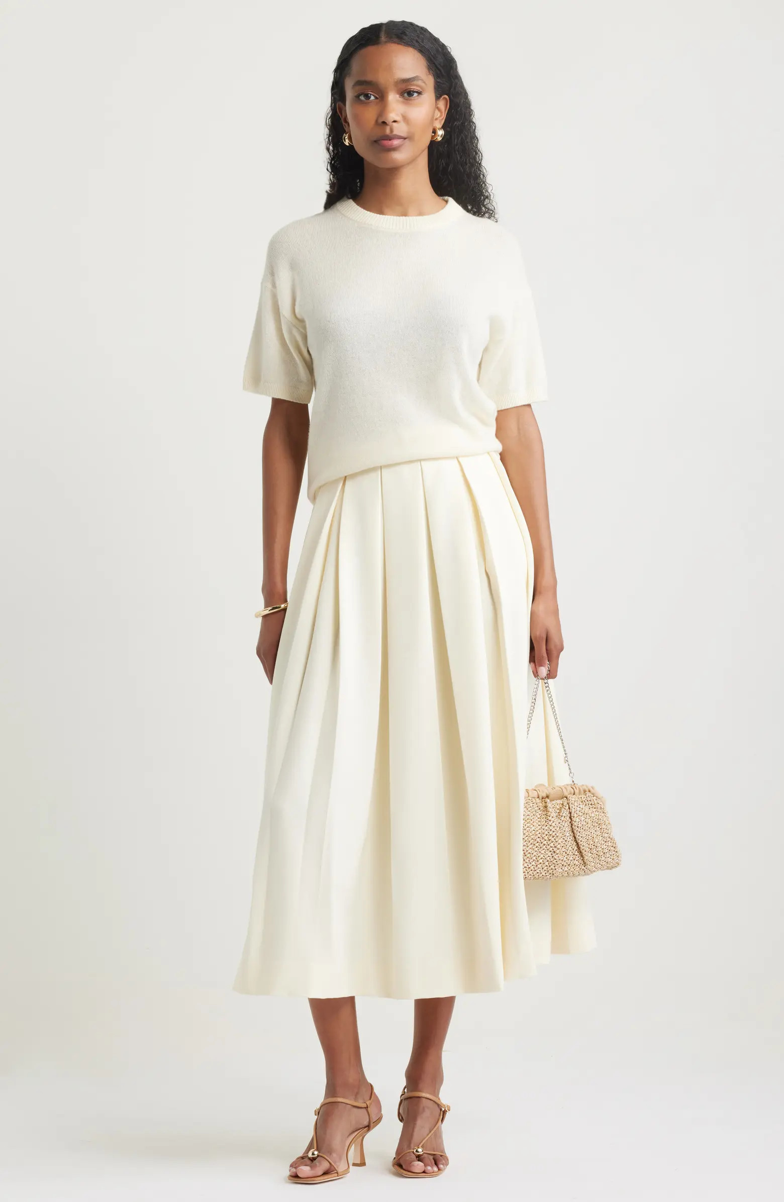 Short Sleeve Cashmere Sweater | Nordstrom