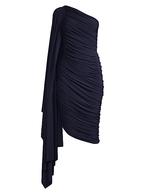 Diana Asymmetric Ruched Dress | Saks Fifth Avenue