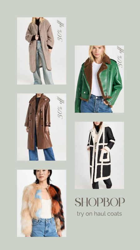 Beautiful coats from Shopbop. I got all of these during their winter beat the chill WARMUP SALE. I got all of these for 25% off. A few are now 30% off! 

#LTKSeasonal #LTKMostLoved #LTKstyletip