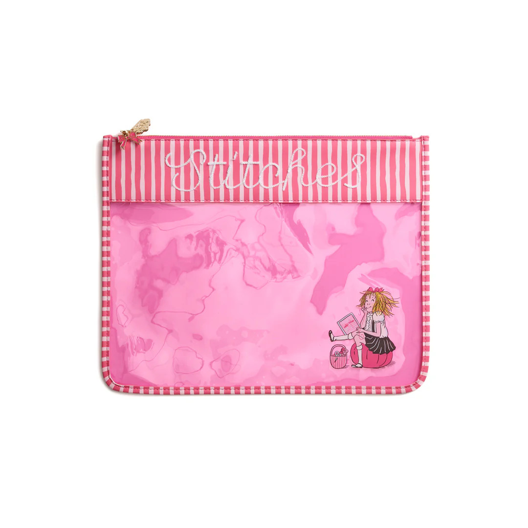 Eloise Stitching Leather Project Bag | Penny Linn Designs