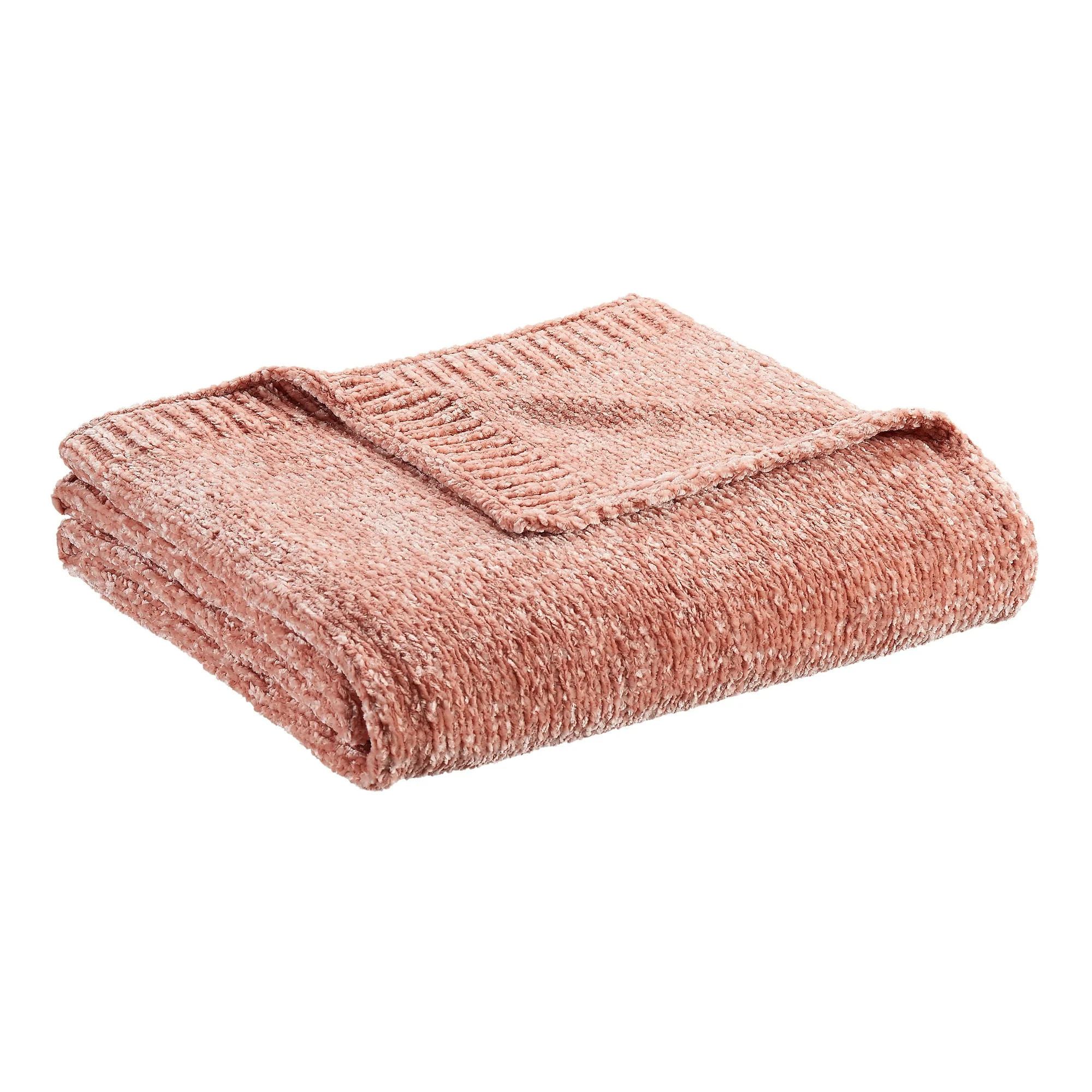 Better Homes & Gardens Chenille Throw, 50"x 60", Blush | Walmart (US)