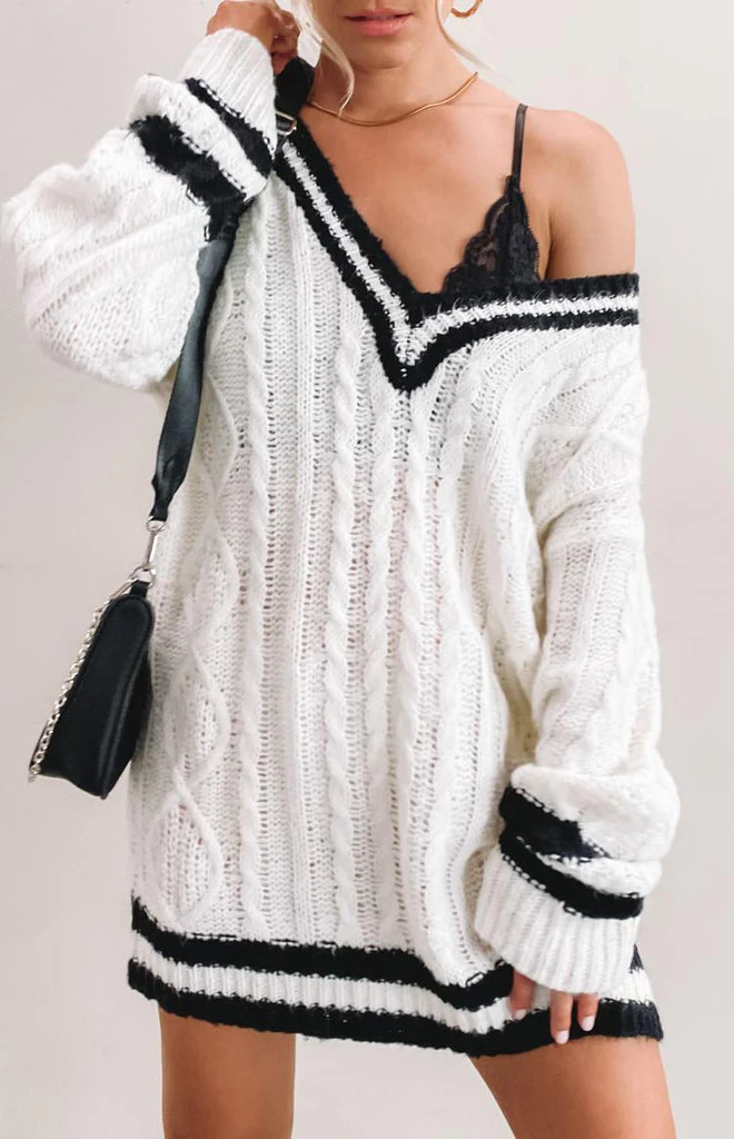 Ivy Sweater Dress Cream | Beginning Boutique (AU)