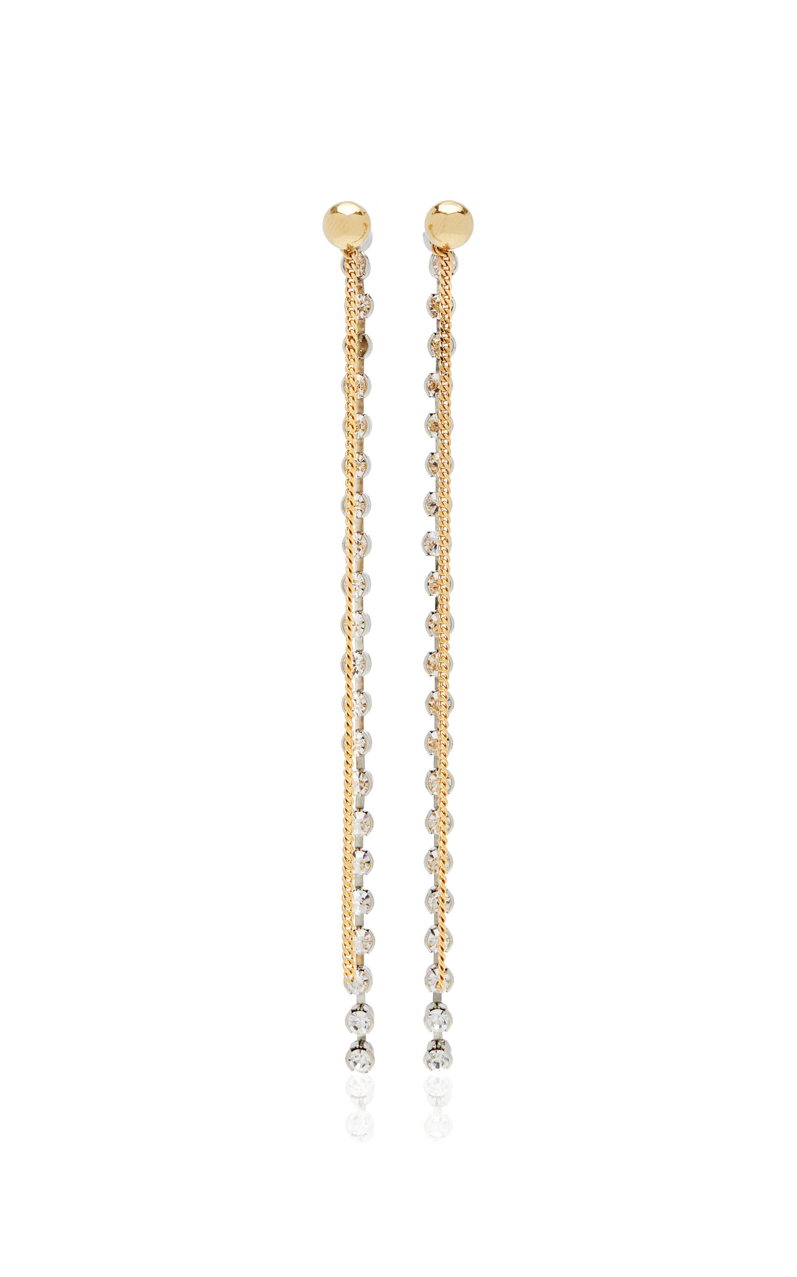 Starr 12K Gold-Plated Crystal Earrings | Moda Operandi (Global)