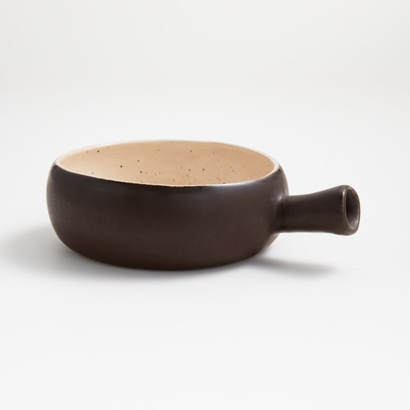 Wilder Individual Soup Crock Bowl with Handle + Reviews | Crate & Barrel | Crate & Barrel