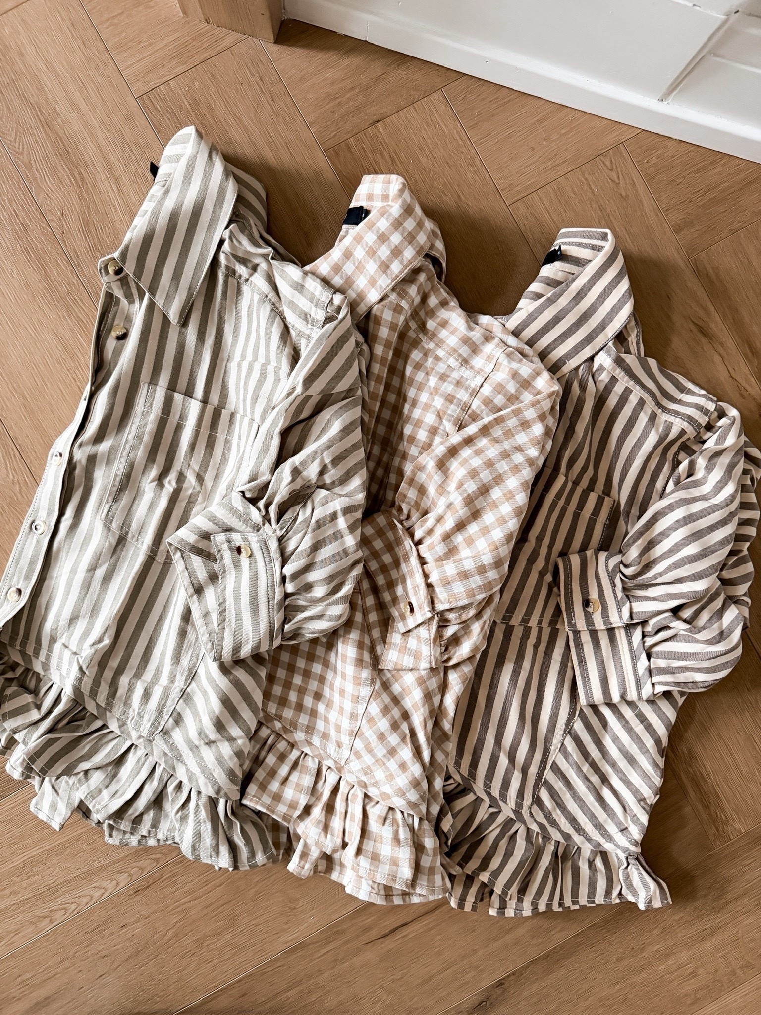 My fave new stripe and gingham tops! So versatile and easy to style. Pair with denim, white pants, heels, sandals, and so much more. Very versatile for the spring season!

#LTKootd #LTKgrwm