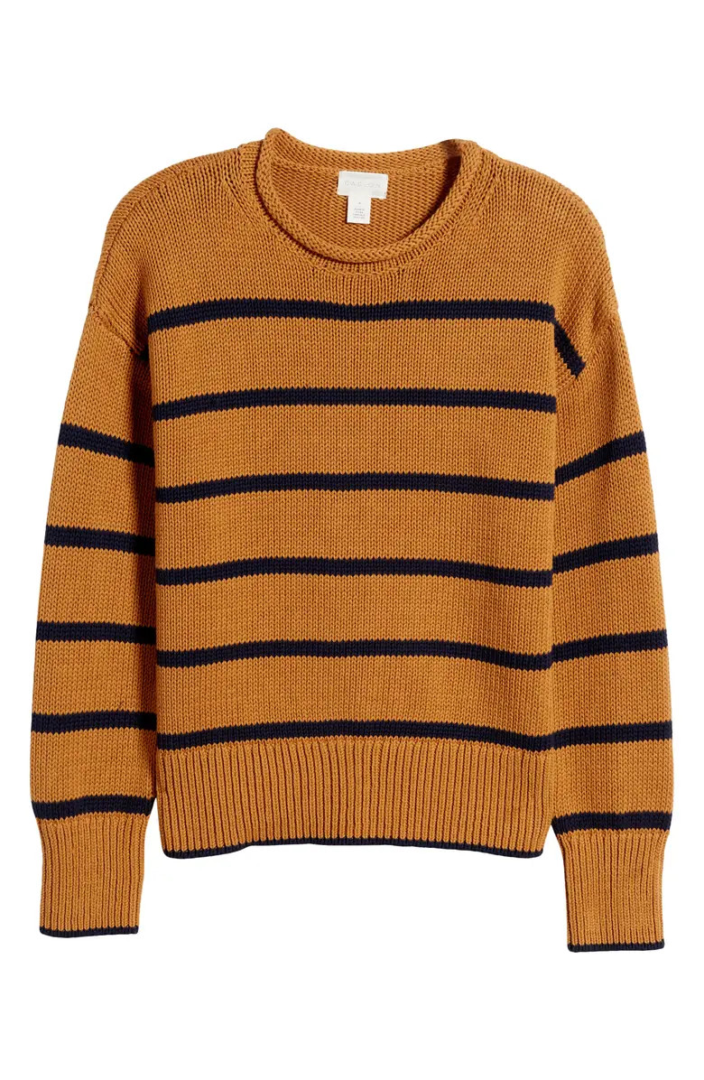 Caslon® Easy Pima Cotton Roll Neck Sweater | Nordstrom | Nordstrom