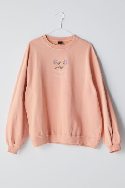 Thanks A Bunch Embroidered Crew Neck Sweatshirt | Urban Outfitters (US and RoW)