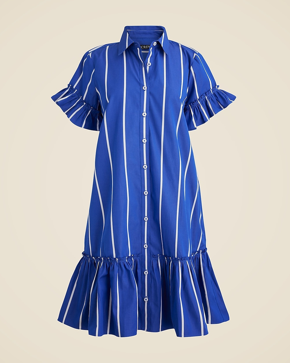Amelia shirtdress in stripe cotton poplin | J. Crew US