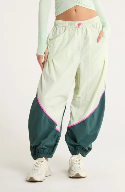 Free People FP Movement Freeflow Colorblock Joggers in Spring Meadow Combo at Nordstrom, Size Large | Nordstrom