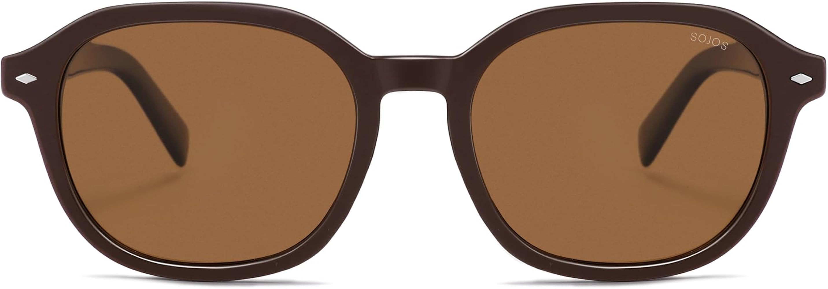 SOJOS Trendy Square Polarized Sunglasses for Women Men, Retro Vintage UV Protection Womens Mens S... | Amazon (US)