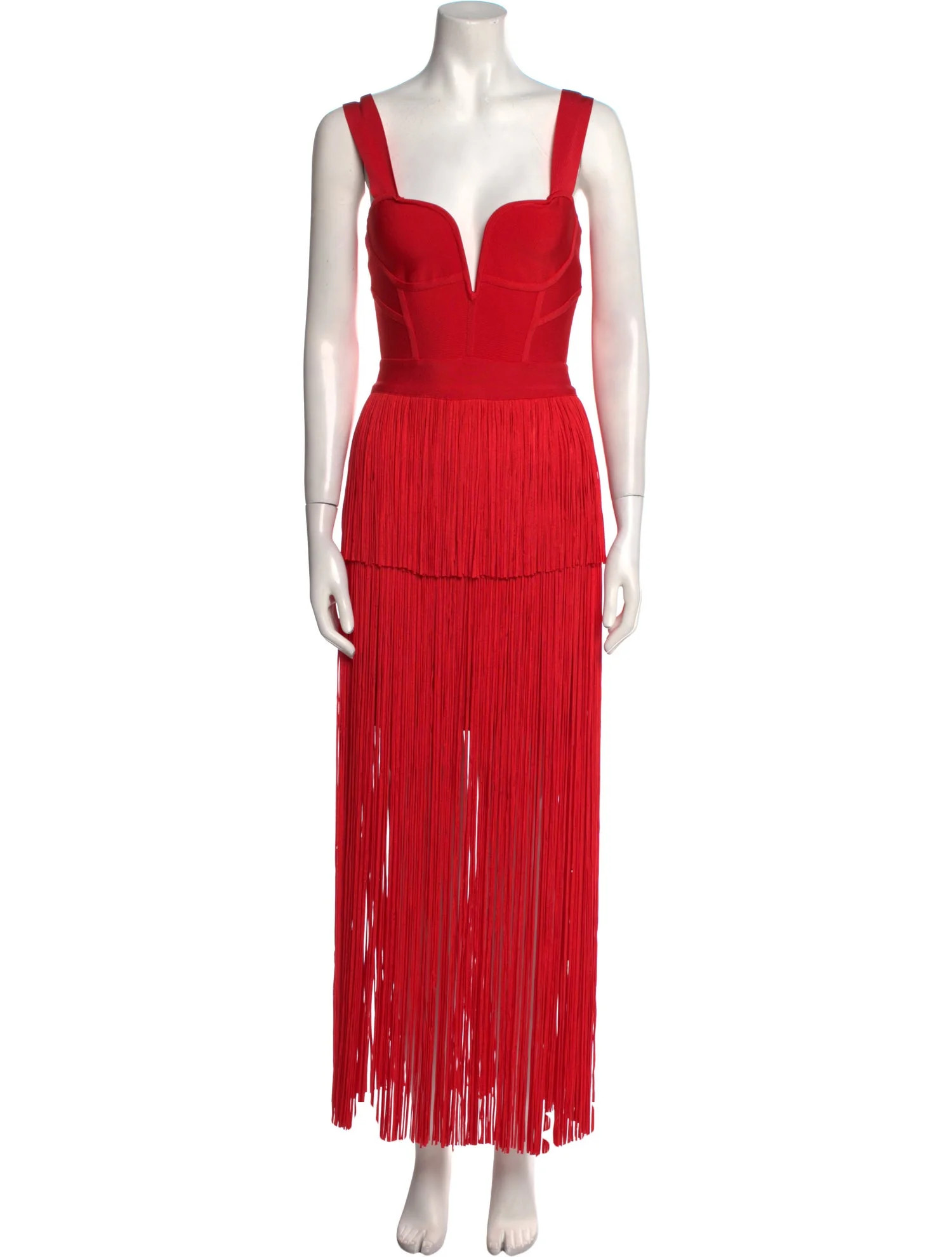 Square Neckline Long Dress w/ Tags | The RealReal