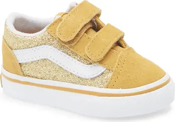 Vans Kids' Old Skool V Glitter Sneaker | Nordstrom | Nordstrom