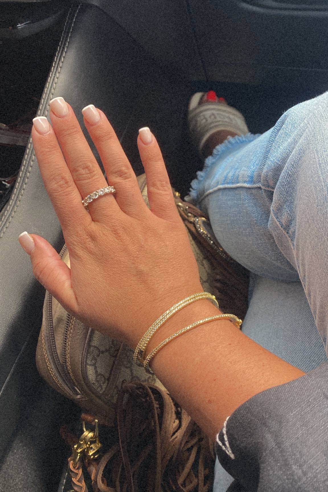 Nordstrom bangles + Amazon ring