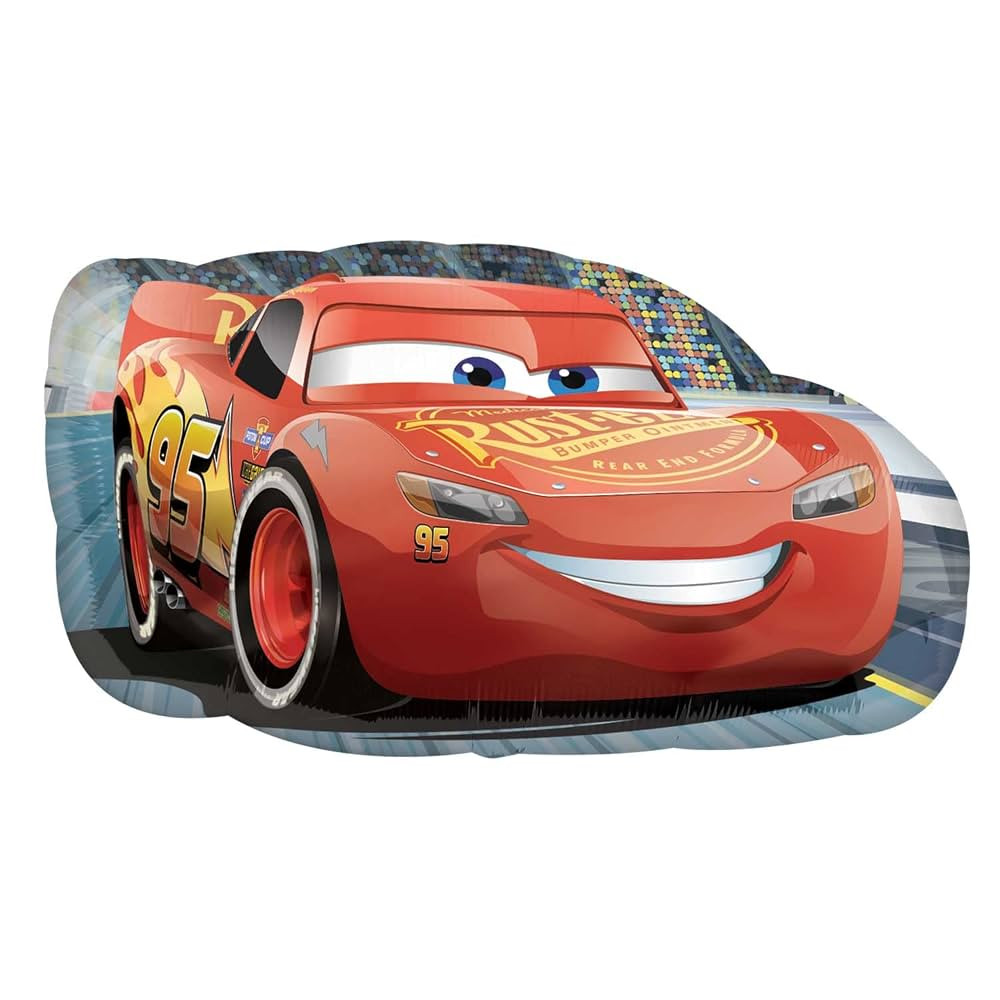 Amscan 3537001 "Super/Shape Lightning McQueen" Balloon | Amazon (US)