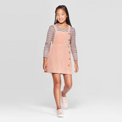 Girls' Corduroy Pinafore - art class™ Light Pink | Target