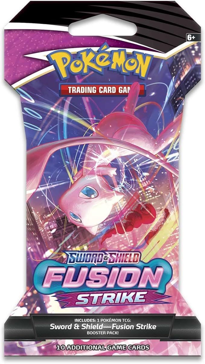 Pokémon TCG: Sword & Shield-Fusion Strike Sleeved Booster Pack (10 Cards) | Amazon (US)