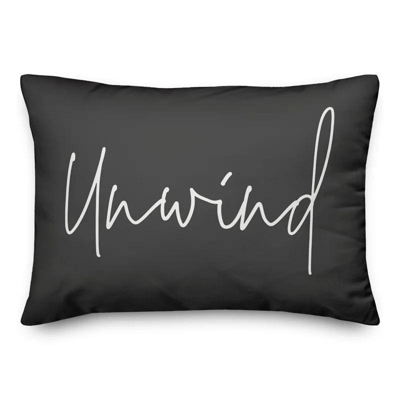 Mike Textual Indoor/Outdoor Throw Pillow | Wayfair North America